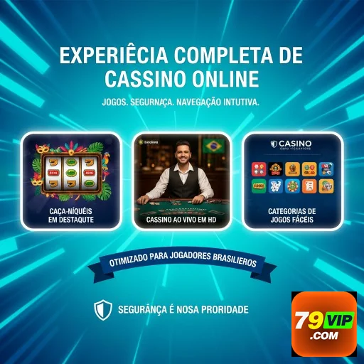 Ilustração de Acesse o cassino online 79vip com login rápido e seguro
