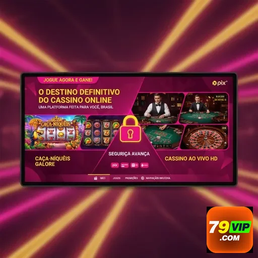 Ilustração de Explore a plataforma de jogos da 79vip com segurança avançada